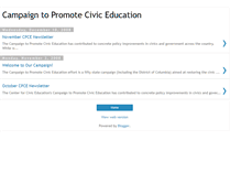 Tablet Screenshot of campaign4civiced.blogspot.com