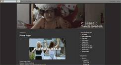 Desktop Screenshot of cinematicpandemonium.blogspot.com