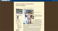 Desktop Screenshot of danzaaztecatonantzin.blogspot.com