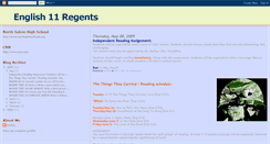 Desktop Screenshot of english11-molloy.blogspot.com