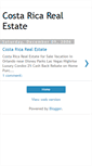 Mobile Screenshot of costarica-real-estate.blogspot.com