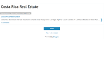 Tablet Screenshot of costarica-real-estate.blogspot.com