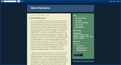 Desktop Screenshot of manicrepressive.blogspot.com
