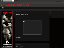 Tablet Screenshot of la-nutrition.blogspot.com