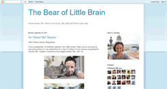 Desktop Screenshot of bearoflittlebrain.blogspot.com