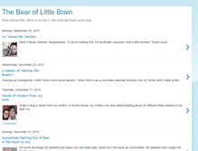 Tablet Screenshot of bearoflittlebrain.blogspot.com