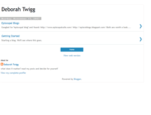 Tablet Screenshot of deborahtwigg.blogspot.com