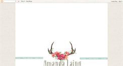 Desktop Screenshot of amandalaingphotography.blogspot.com