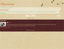 Tablet Screenshot of ohmmassage.blogspot.com