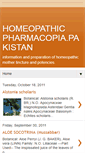 Mobile Screenshot of homeopathicpharmacopia.blogspot.com