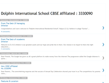 Tablet Screenshot of dolphininternationalschool.blogspot.com