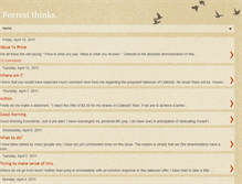 Tablet Screenshot of forrestthinks.blogspot.com
