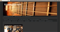 Desktop Screenshot of klasikgitarizm.blogspot.com