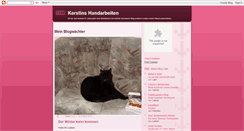 Desktop Screenshot of kerstins-handarbeiten.blogspot.com