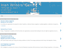 Tablet Screenshot of irishwriterscentre.blogspot.com
