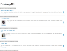 Tablet Screenshot of frodology101.blogspot.com