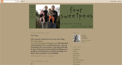 Desktop Screenshot of foursweetpeas.blogspot.com