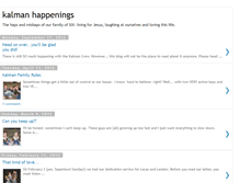 Tablet Screenshot of kalmanhappenings.blogspot.com