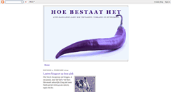 Desktop Screenshot of hoebestaathet.blogspot.com