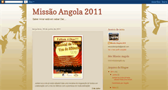 Desktop Screenshot of missaobenguela2011.blogspot.com