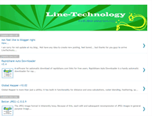 Tablet Screenshot of linetechnology.blogspot.com