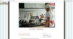 Desktop Screenshot of dessertfirst-manu.blogspot.com