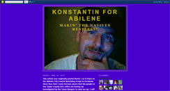 Desktop Screenshot of konstantin-for-abilene.blogspot.com