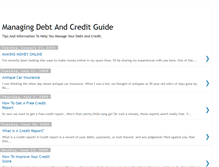 Tablet Screenshot of debtandcreditguide.blogspot.com
