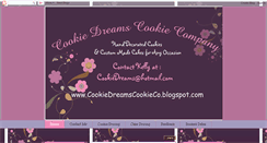 Desktop Screenshot of cookiedreamscookieco.blogspot.com