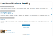 Tablet Screenshot of lisasnaturalhandmadesoapblog.blogspot.com