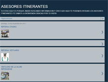 Tablet Screenshot of itinerantes-chiapas.blogspot.com