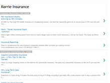 Tablet Screenshot of korrieinsurance.blogspot.com