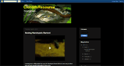 Desktop Screenshot of cichlidsresource.blogspot.com