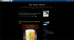 Desktop Screenshot of dasdudeabides.blogspot.com