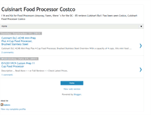 Tablet Screenshot of cuisinartfoodprocessorcostco.blogspot.com