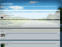Tablet Screenshot of lonarcrater.blogspot.com