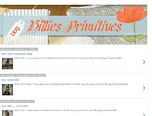 Tablet Screenshot of billiesprimitives.blogspot.com