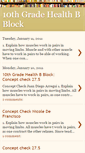 Mobile Screenshot of 10thhealthbblock10-11.blogspot.com