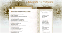 Desktop Screenshot of frustolution.blogspot.com