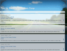 Tablet Screenshot of buildingchickencoophelp.blogspot.com