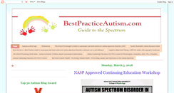 Desktop Screenshot of bestpracticeautism.blogspot.com
