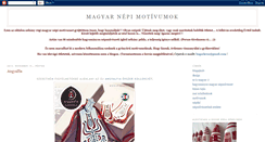 Desktop Screenshot of magyarnepimotivumok.blogspot.com