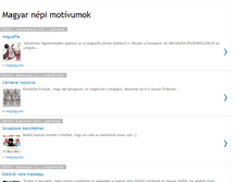 Tablet Screenshot of magyarnepimotivumok.blogspot.com