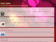 Tablet Screenshot of overjoyful.blogspot.com