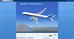 Desktop Screenshot of dreamjet787.blogspot.com