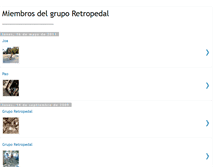 Tablet Screenshot of gruporetropedal.blogspot.com
