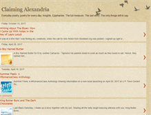 Tablet Screenshot of claimingalexandria.blogspot.com
