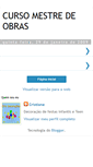 Mobile Screenshot of cursomestredeobras.blogspot.com