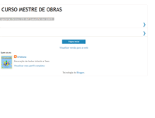 Tablet Screenshot of cursomestredeobras.blogspot.com