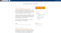 Desktop Screenshot of earthlinkguide.blogspot.com